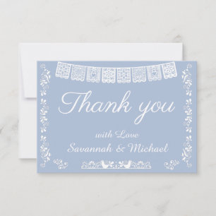 Tarjeta De Agradecimiento Fiesta Mexicana Cielito Lindo para Baby Shower