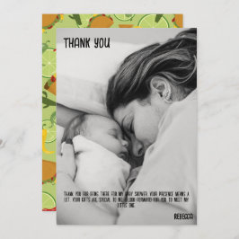 Tarjeta De Agradecimiento Fiesta mexicana de la ducha de bebé gracias