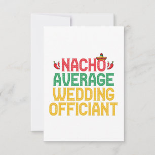 Tarjeta De Agradecimiento Fiesta mexicana de Nacho Promedio de Boda