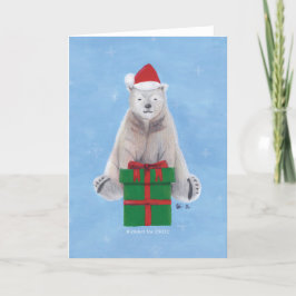 Tarjeta De Agradecimiento Fiesta polar - Arte infantil para CHOC