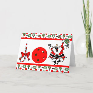 Tarjeta De Agradecimiento Fiesta Santa Paddles Navidades de la Alegría del B