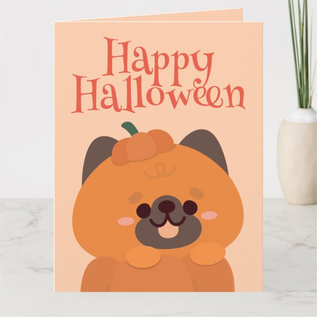 Tarjeta De Agradecimiento Fiesta simple de diversión de Halloween (Anverso)