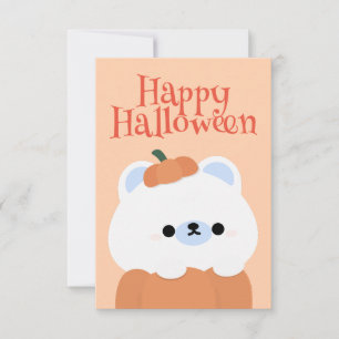 Tarjeta De Agradecimiento Fiesta simple de diversión de Halloween