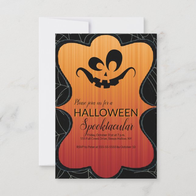 Tarjeta De Agradecimiento Fiesta Spooktacular de Halloween (Anverso)