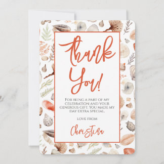 Tarjeta De Agradecimiento Fiesta Temático De La Playa