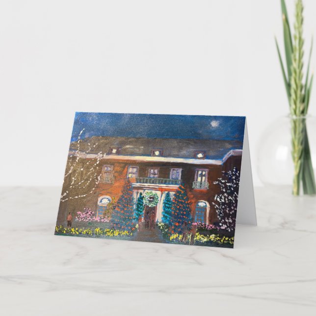 Tarjeta De Agradecimiento Filoli Holiday Light Show greeting card (Anverso)