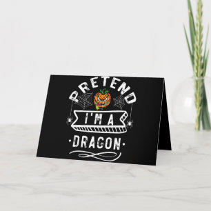 Tarjeta De Agradecimiento Finge que soy un regalo de disfraz divertido de dr