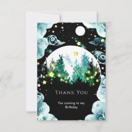 Tarjeta De Agradecimiento Firefly Whimsy Woodland Cumpleaños