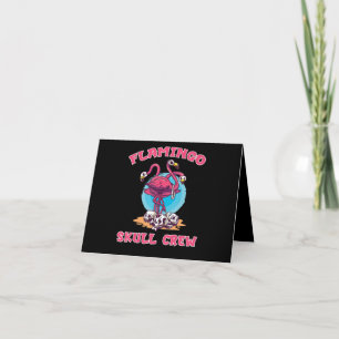 Tarjeta De Agradecimiento Flamencos   Disfraz de Halloween del equipo de crá