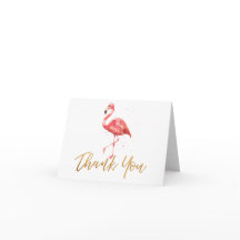 Flamingo rosa acuarela tropical oro