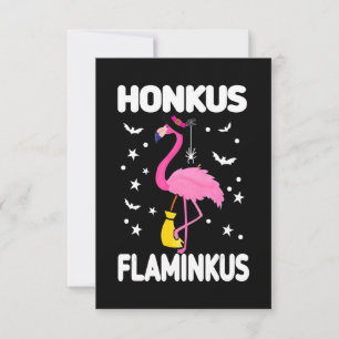 Tarjeta De Agradecimiento Flamingoo   Honkus Flaminkus Flamingoo de Hallowee