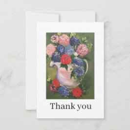 Tarjeta De Agradecimiento Flat Thank You Card