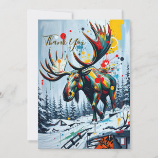 Tarjeta De Agradecimiento Flat Thank You Card