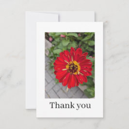 Tarjeta De Agradecimiento Flat Thank You Card