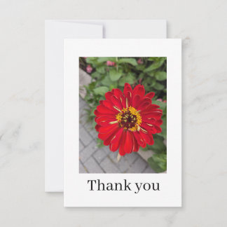 Tarjeta De Agradecimiento Flat Thank You Card