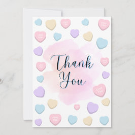 Tarjeta De Agradecimiento Flat Thank You Card