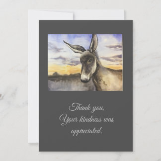 Tarjeta De Agradecimiento Flat Thank You Card