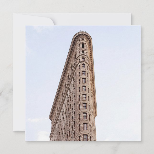 Tarjeta De Agradecimiento Flatiron building  (Anverso)