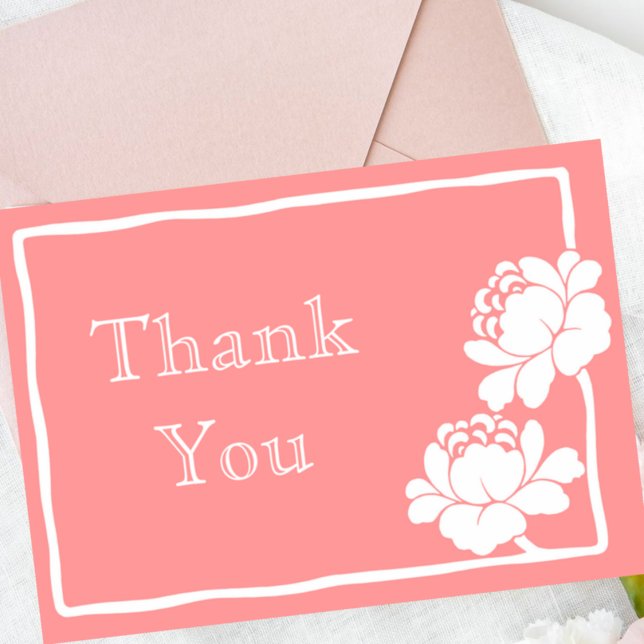 Tarjeta De Agradecimiento Flor Blanca Gracias (Subido por el creador)