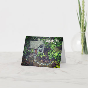 Tarjeta De Agradecimiento Flor de algodón Jardín Naturaleza Arte Gracias Tar