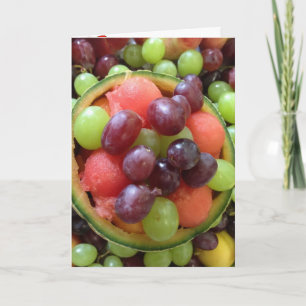 Tarjeta De Agradecimiento Flor de Orquídea de Amor Destino Dulce Fruta