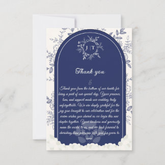 Tarjeta De Agradecimiento Flor jasminum sambac