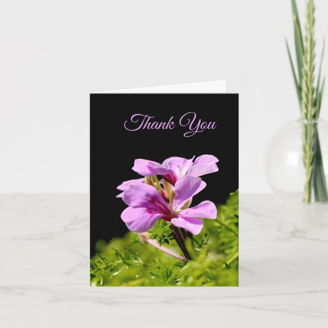 Tarjeta De Agradecimiento Flor personalizada (Anverso)