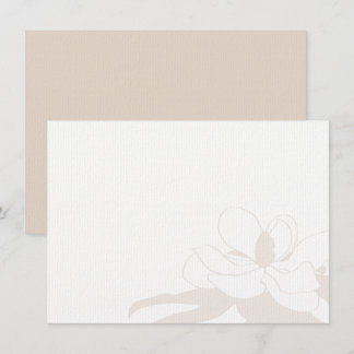 Tarjeta De Agradecimiento Flor rosa ligera Lily simple estacional moderna