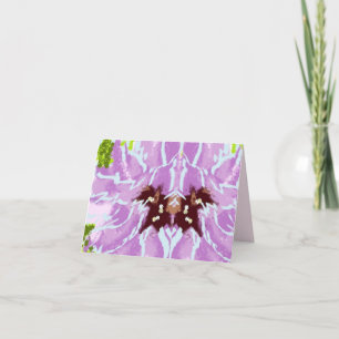 Tarjeta de agradecimiento : Flor salvaje