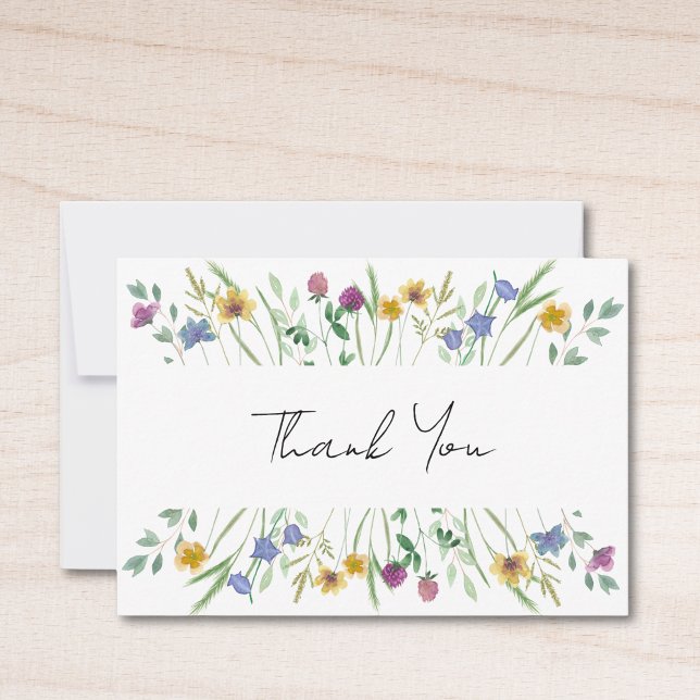 Tarjeta De Agradecimiento Flor silvestre (Subido por el creador)