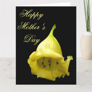 Tarjeta De Agradecimiento Flor tropical amarilla