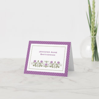 Tarjeta de agradecimiento Flora Bee