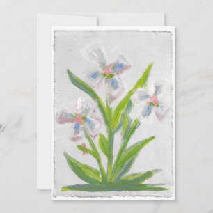 Tarjeta de agradecimiento floral