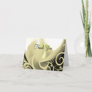 Tarjeta De Agradecimiento Floral Calla lily Gracias