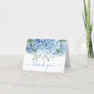 Tarjeta de agradecimiento floral de acuarela de Ho