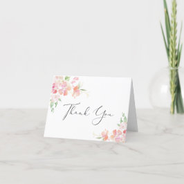 Tarjeta de agradecimiento floral de simpatía funer