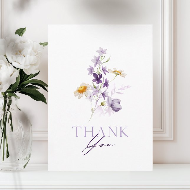 Tarjeta de agradecimiento floral elegante (Subido por el creador)