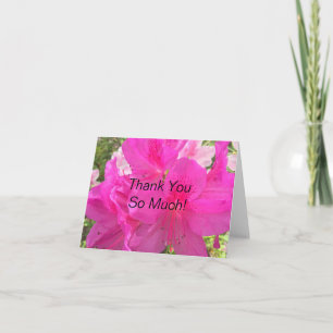Tarjeta De Agradecimiento Floral gracias cardar