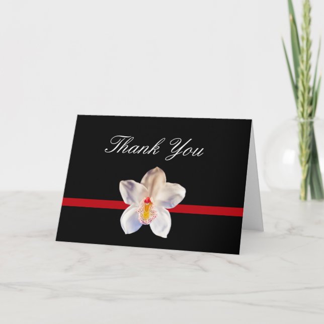 Tarjeta de agradecimiento Floral Photo Blank (Anverso)