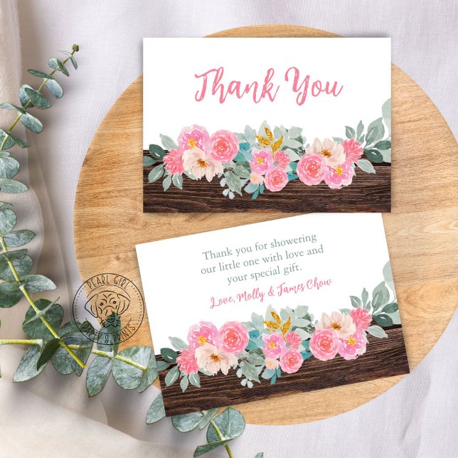 Tarjeta de agradecimiento floral rusa (Subido por el creador)