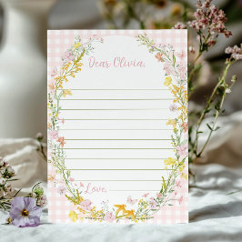 Tarjeta De Agradecimiento Floral Silly Goose Time Capsule Note Message Card
