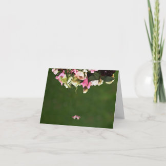 Tarjeta De Agradecimiento Floral Thank You Card with Editable Inside Message