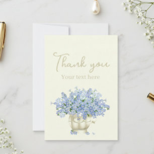 Tarjeta De Agradecimiento Floral thank you / Elegant thank you