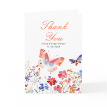 Floral Verano Mariposa Ducha de Novia