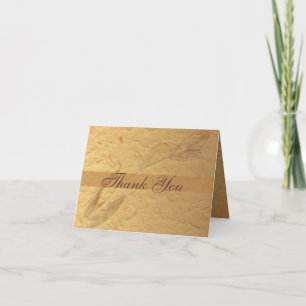 Tarjeta De Agradecimiento Florales beige le agradecen cardar