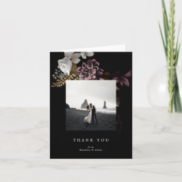 Tarjeta De Agradecimiento Florence Photo Boda