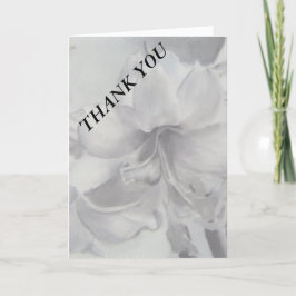 TARJETA DE AGRADECIMIENTO FLORES AMARILÍES NEGROS Y BLANCOS GRACIAS