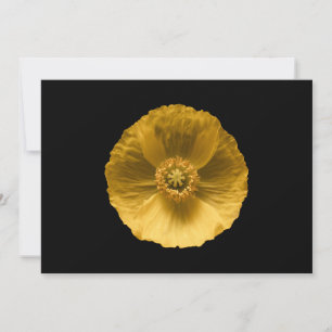 Tarjeta De Agradecimiento Flores Amarilla