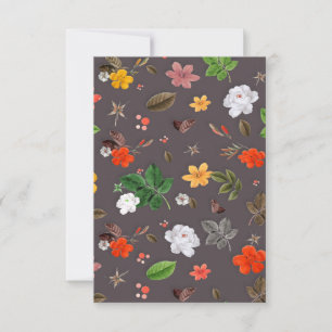 Tarjeta De Agradecimiento Flores amarillas y rosas blancas 26