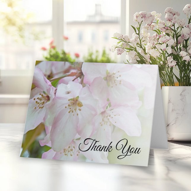 Tarjeta De Agradecimiento Flores blancas y rosas Compasión funeraria Gracias (Subido por el creador)
